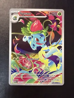 Ivysaur Holo Illustration Rare ME01: Mega Evolution 134/132 NM - Image 1