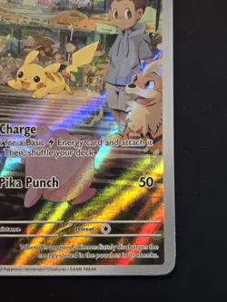 Pokemon Pikachu TCG 173/165 Scarlet & Violet 151 Illustration Rare Card NM - Image 4