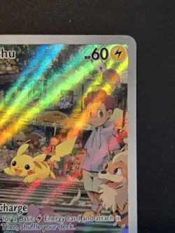 Pokemon Pikachu TCG 173/165 Scarlet & Violet 151 Illustration Rare Card NM - Image 5