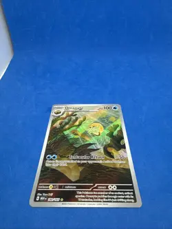 Pokemon Omanyte 180/165 Sv: Scarlet & Violet 151 Illustration Rare Holo English - Image 3