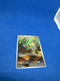 Pokemon Omanyte 180/165 Sv: Scarlet & Violet 151 Illustration Rare Holo English - Image 4