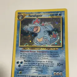 Feraligatr 5/111 Neo Genesis Holo Pokemon Moderately Played MP - Image 2
