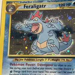Feraligatr 5/111 Neo Genesis Holo Pokemon Moderately Played MP - Image 3