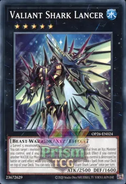 Valiant Shark Lancer OP26-EN024 Yugioh - Image 1