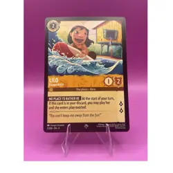 Disney Lorcana Lilo - Escape Artist 2/204 Azurite Sea Super Rare Regular - Image 1