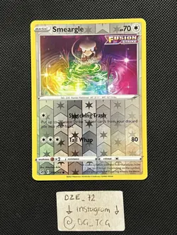 Pokemon Fusion Strike - Smeargle - 209/264 - Reverse Holo - M/NM - Image 1