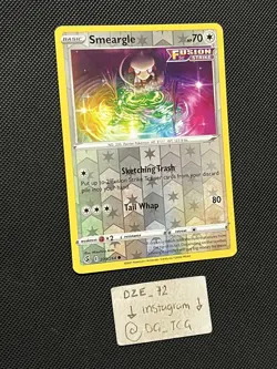 Pokemon Fusion Strike - Smeargle - 209/264 - Reverse Holo - M/NM - Image 3