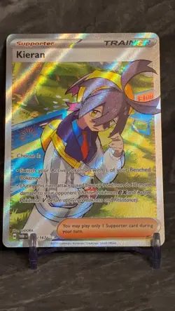 Kieran 206/167 Ultra Rare - Pokemon Twilight Masquerade - Near Mint - Image 1