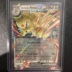 Team Rocket's Persian Ex 218 - Black Star Promo - Destined Rivals - Pokemon TCG - Image 1