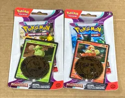 Pokemon TCG Paldea Evolved GROWLITHE & SMOLIV Booster 2-Packs New 820650853319 - Image 1