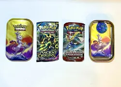 Pokemon Kanto Power Mini Tin B19 Mewtwo (Crimson Invasion & XY Ancient Origins) - Image 1