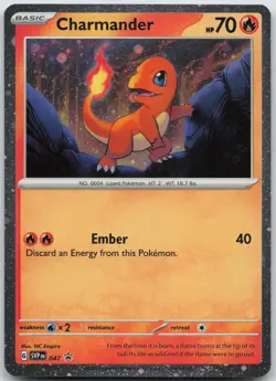 Charmander (Cosmos Holo) 047 Holo Promo Scarlet & Violet Promo Pokemon NM/M - Image 1