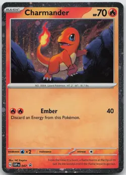 Charmander (Cosmos Holo) 047 Holo Promo Scarlet & Violet Promo Pokemon NM/M - Image 1