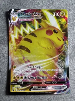 Pokemon TCG Pikachu VMAX Black Star Promo SWSH286 Sword and Shield - Image 1