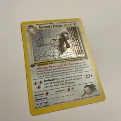 Pokemon TCG Giovanni's Persian 8/132 Gym Challenge Holo Rare 1st Edition LP - Image 2