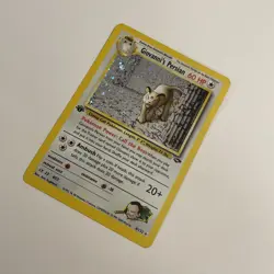 Pokemon TCG Giovanni's Persian 8/132 Gym Challenge Holo Rare 1st Edition LP - Image 3