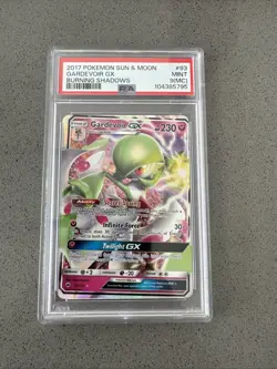 MISCUT Pokemon Burning Shadows Gardevoir GX PSA 9(MC) MINT - Image 1
