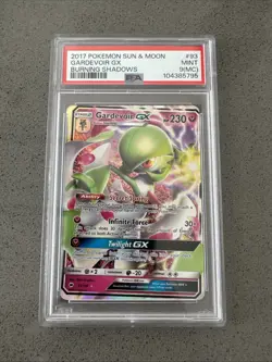 MISCUT Pokemon Burning Shadows Gardevoir GX PSA 9(MC) MINT - Image 3