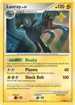 Luxray (#8/146) - Reverse Holofoil DP - Legends Awakened HP Pokemon - Image 1