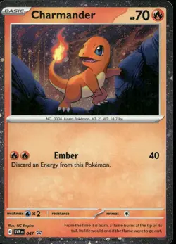 Charmander (Cosmos Holo) 047 Holo Promo Scarlet & Violet Promo Pokemon Near Mint - Image 1