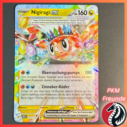 Nigiragi EX 142/191 SSP ✨Double Rare 🟢NM 🇩🇪Deutsch Pokemon Sturmische Funken - Image 1