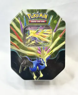 2025 Pokemon ex Azure Legends Tin - Xerneas ex - Factory Sealed - Image 1