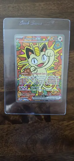 Meowth EX Pokemon Perfect Order 121/088 Special Illustration Rare SIR NM/Mint - Image 1