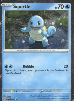Squirtle (Cosmos Holo) 048 Holo Promo Scarlet & Violet Promo Pokemon Near Mint - Image 1