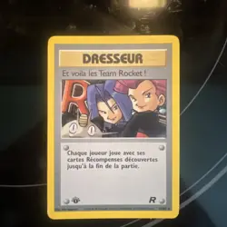 Here Comes Team Rocket! Team Rocket 15/82 1st Edition Holo French Extremely Rare - Image 1