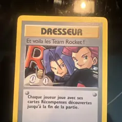 Here Comes Team Rocket! Team Rocket 15/82 1st Edition Holo French Extremely Rare - Image 5