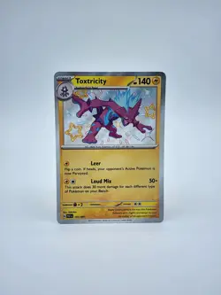 Toxtricity 141/091 Pokemon SV: Paldean Fates Shiny Rare Holo - NM - Image 1