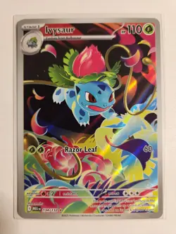 Ivysaur 134/132 Pokemon SV Me01: Mega Evolution Illustration Rare Holo NM/M - Image 1