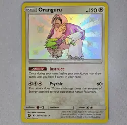 Pokemon TCG Oranguru SV44/SV94 Hidden Fates Shiny Vault Shiny Holo Rare NM/M - Image 1