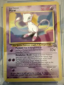 Pokemon Mew 8 Black Star Promo CGC 9.5 Pokemon League Regular English 2000 - Image 2