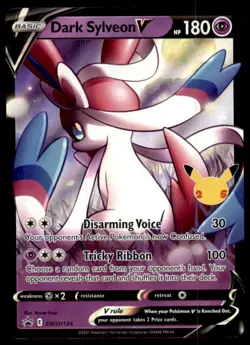 Dark Sylveon V SWSH134 Holo Promo Sword & Shield Promo Pokemon Near Mint - Image 1