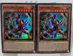 x2 YuGiOh! Kashtira Fenrir 1st Edition Super Rare RA05-EN024 - Image 1