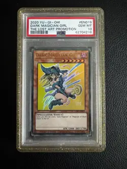 Dark Magician Girl LART-EN019 Ultra Rare Lost Art Promo Yugioh PSA 10 Gem Mint - Image 1