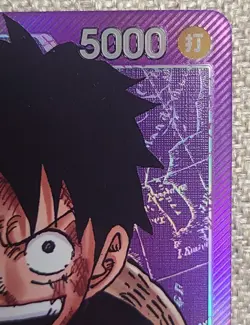Monkey D. Luffy OP05-060 L Leader Alt Art Parallel OP05 One Piece Card NM- - Image 5