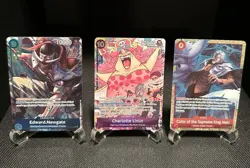 ENGLISH ONE PIECE PREMIUM CARD COLLECTION VOL. 1 LOT LINLIN NEWGATE AND HAKI 🔥 - Image 1