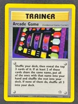 Pokemon Arcade Game 83/111 N1 Neo Genesis Unlimited LP - Image 1