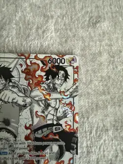 ST30-001 - Luffy & Ace Leader (Alternate Art Parallel - Black/White) - Near Mint - Image 4