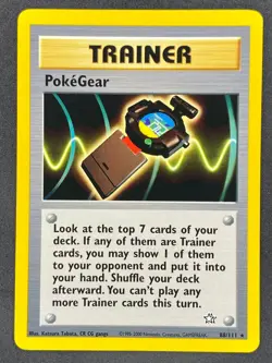 Pokemon PokeGear 88/111 N1 Neo Genesis Unlimited LP/NM - Image 1