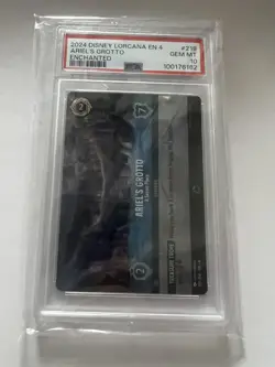2024 DISNEY LORCANA EN 4-URSULA'S RETURN ARIEL'S GROTTO - A SECRET PLACE PSA 10 - Image 1