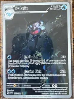 Paladin 225/091 - Paldean Fates Illustration Rare Holo Pokemon Card TCG NM - Image 1