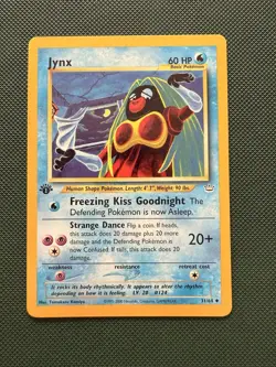 Pokemon Neo Revelation 1st Edition Uncommon Card Jynx, 31/64 - Image 1