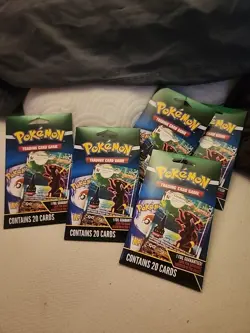 Pokemon TCG Umbreon VMAX Exclusive Card 5 Pack Lot - Image 1