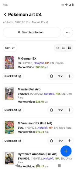 43 Card Pokemon Holo Rare Lot (Pictures Of Cards Posted Today) - Image 1