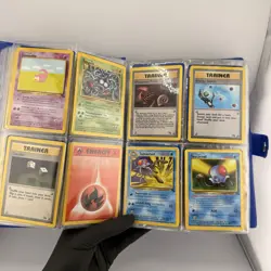 Vintage Pokemon Card Binder Collection Job Lot WOTC Gym Heroes Base Fossil Topps - Image 2