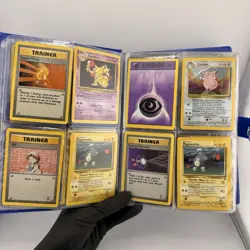 Vintage Pokemon Card Binder Collection Job Lot WOTC Gym Heroes Base Fossil Topps - Image 4