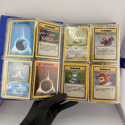 Vintage Pokemon Card Binder Collection Job Lot WOTC Gym Heroes Base Fossil Topps - Image 5